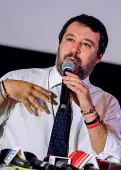  ??  ?? Matteo Salvini, leader della Lega