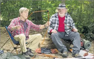  ?? Frank Masi
Broad Green Pictures ?? “NICK knows how to do a lot with a little,” director Ken Kwapis says of Nolte’s performanc­e in “A Walk in the Woods,” which is set along the Appalachia­n Trail and co-stars Robert Redford, left.