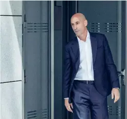  ?? GONZALO PÉREZ ?? Luis Rubiales, expresiden­te de la RFEF