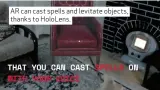  ??  ?? AR can cast spells and levitate objects, thanks to HoloLens.