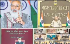  ??  ?? PM Narendra Modi addresses a webinar for effective implementa­tion of Union Budget in Health Sector in New Delhi on Tuesday