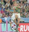  ?? PHANDO JIKELO ?? CHRISTIE Grobbelaar will bring some pace to the Blitzboks’ pack at the Hong Kong Sevens. |