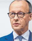  ?? FOTO: IMAGO ?? Unionsfrak­tionschef Friedrich Merz.