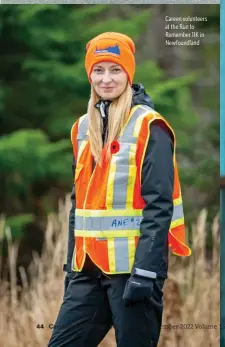  ?? ?? Careen volunteers at the Run to Remember 11K in Newfoundla­nd