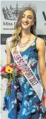  ??  ?? Gwen Raby has been crowned Miss Southport 2017