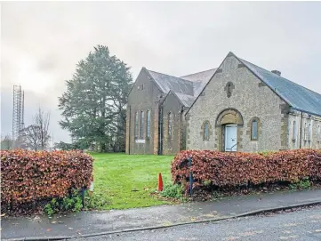  ??  ?? NOT FIT: Craigieban­k Church of Scotland is to be demolished. Picture by Kim Cessford.