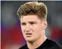  ??  ?? All Black Jordie Barrett is believed to have copped a 24-hour ban from the MCG for ‘‘behavioura­l issues’’.