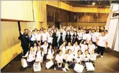  ?? THE NATION/ANN ?? Suphan Mongkolsut­hree (centre), Krungthai Bank chairman of the corporate governance and social responsibi­lity committee, presides over the opening of the ‘Next-Gen Careers by KTB: Shape Your Future’ career guidance festival at the weekend.