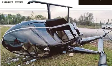 Helikopter Terhempas 2 Juruterbang Selamat Pressreader
