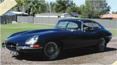  ??  ?? After a brief run the E-Type was given a good wash followed by drying the paintwork off with a good quality chamois leather to remove several months of accumulate­d dust and grime.