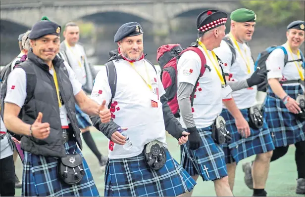  ??  ?? ● Poppyscotl­and supporters help to raise vital funds all year round