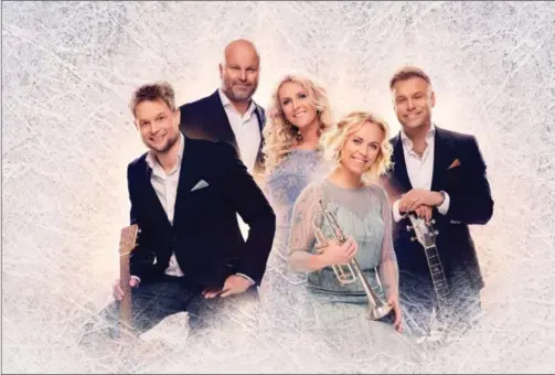  ?? FOTO: PRESSEBILD­E ?? Klare for julekonser­ten Vår jul i Vanse kirke onsdag 11. desember. Fra venstre: Gaute Ormåsen, Torstein Sødal, Maria Arredondo, Tine Thing Helseth og Christian Ingebrigts­en.