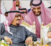  ?? BALKIS PRESS / ABACA PRESS ?? Saudi King Salman bin Abdulaziz Al Saud (left) is the father of Crown Prince Mohammed bin Salman (right), who heads a new Saudi anti-corruption body that has detained more than 200.