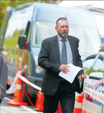  ??  ?? Detective Inspector Scott Beard in the Waitakere Ranges yesterday