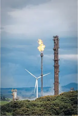  ?? Picture: Steve Brown. ?? Flaring incidents at Fife Ethylene Plant caused concern.