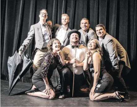  ??  ?? The Kinkonauts improv group will play homage to the vintage radio shows from the 1920s and 1930s Thursday and Friday at Lougheed House.