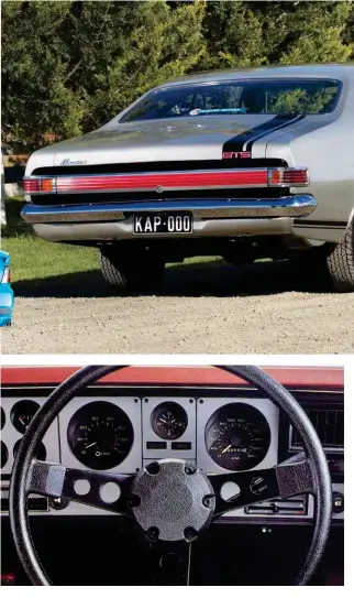  ??  ?? TOP The silver and the gold – the first and the last, marking a memorable era.ABOVE Dreams become reality behind the wheel of a Monaro.