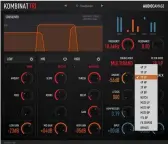  ??  ?? Kombinat Tri’s 12 filter modes are a marked improvemen­t over the two of previous versions