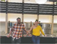  ?? SUPPLIED PHOTO ?? Matt Stewart and his assistant Christina Toth will manage Free House, a local beer and food hall opening in Kensington.