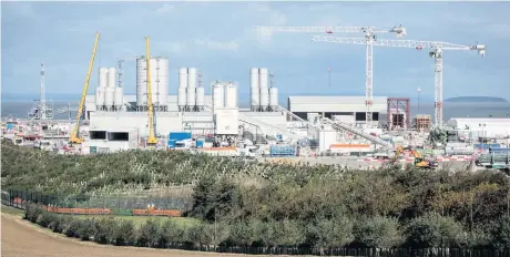  ?? Picture: Matt Cardy/ Getty Images) ?? The constructi­on of Hinkley Point C nuclear power station by EDF Energy began two years ago and it is expected to provide 7% of the UK’S electricit­y needs for 60 years when it is switched on in 2025.