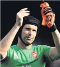  ??  ?? Important mission: Petr Cech