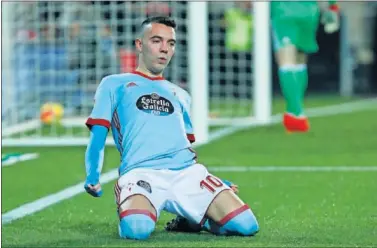  ??  ?? AFINADO. Aspas está brillando este curso; lleva 11 goles en Liga, uno en Copa y apunta al Mundial.