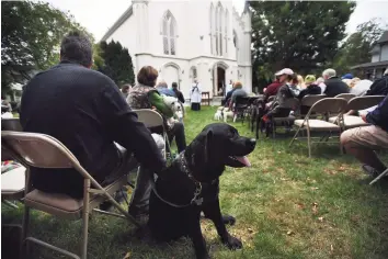  ?? 2019 file photo / Hearst Connecticu­t Media ?? The Blessing of the Animals returns to Trinity Episcopal Church in Southport. See Fairfield listing.