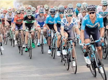  ?? MOVISTAR ?? Movistar Team reconoce en el ciclista costarrice­nse Andrey Amador su trabajo como peón y su aporte para llevar a los líderes del equipo español a la punta de las competenci­as.