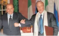  ?? AFP ?? Conservado­r Entró en el Parlamento italiano de la mano de Forza Italia, el partido de Silvio Berlusconi, del que era muy amigo