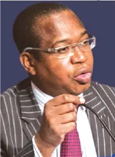  ??  ?? Minister Ncube