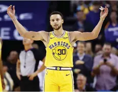  ?? EZRa SHAW/GETTY IMAGES ?? Stephen Curry blitzed the Washington Wizards to the tune of 51 points, three off his career high, Wednesday in a 144-122 Warriors win, showing the Golden State all-star isn’t slowing down at 30.