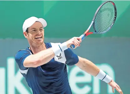  ?? Picture: Getty. ?? Andy Murray: fought back from 4-1 down in deciding set against Tallon Griekspoor.