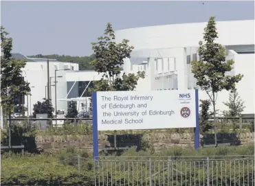  ??  ?? 0 Some heart operations at the Royal Infirmary of Edinburgh were cancelled over infection concerns