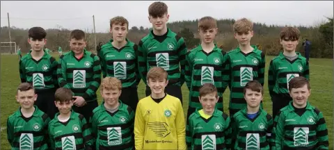  ??  ?? The Gorey Celtic squad who were narrowly defeated on their trip to Murrintown.