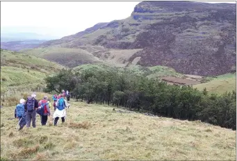  ?? Pic: Gerry Flanagan. ?? A walking group in Sligo.