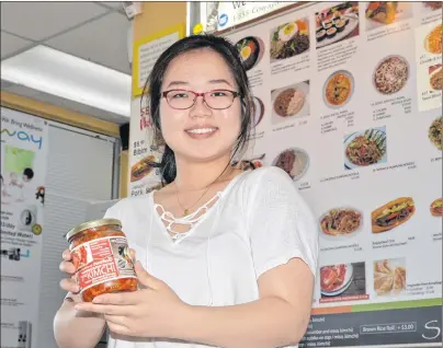  ?? TERRENCE MCEACHERN/THE GUARDIAN ?? Lisa Han of Seoul Food in Charlottet­own was instrument­al in getting her father’s kimchi on the shelves of Sobeys stores in Atlantic Canada.