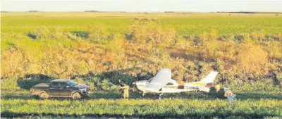  ?? ?? La avioneta boliviana fue capturada el domingo último por la Senad cuando aterrizó en Santiago, Misiones, con 420 kilos de cocaína que debían llegar ese día a Argentina.