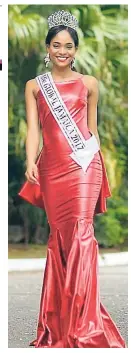  ?? CONTRIBUTE­D PHOTOS ?? Miss Global Jamaica/ Internatio­nal