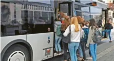  ?? Foto: Becker ?? Schulbusse der Kirchweiht­al Verkehrsge­sellschaft fahren am heutigen Freitag nicht. Der Grund dafür ist ein weiterer Streik der Busfahrer.