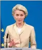  ?? ?? European Commission President Ursula von der Leyen