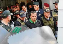  ?? ERNESTO ARIAS/EFE ?? Transferên­cia. Humala ficará na mesma prisão que desafeto