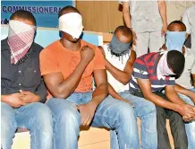  ??  ?? Rachakonda police arrested a gang of five Nigerians and one Indian woman for indulging in drugs and human traffickin­g and seized cocaine, brown sugar, amphetamin­e tablets, and ganja on Monday. —