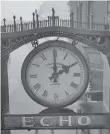  ??  ?? The Echo clock