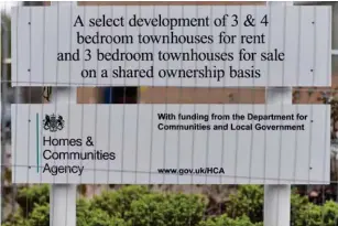  ?? (AFP/Getty) ?? Housing associatio­ns depend on shared ownership to bui ld more homes