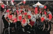  ??  ?? Several agents and execs from Beth Wolff Realtors Real Living joined agent Cindy Cook’s team at the annual Light the Night Walk for the Lymphoma and Leukemia Society.