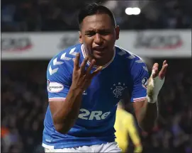  ??  ?? Alfredo Morelos has been back in the spotlight this week