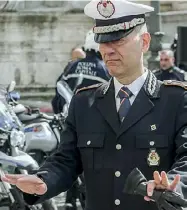  ?? ?? Al vertice
Il comandante generale della polizia locale Ugo Angeloni, in carica dal gennaio 2021