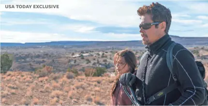  ?? RICHARD FOREMAN JR./SMPSP/LIONSGATE ?? Alejandro (Benicio Del Toro) is hired to kidnap Isabela Reyes (Isabela Moner) in “Sicario: Day of the Soldado.” But when he’s ordered to kill her, a softer side of the assassin is revealed.