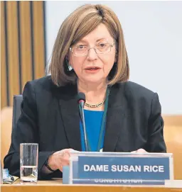  ?? Picture: PA ?? Dame Susan Rice, chair of the Scottish Fiscal Commission, says data revisions are a normal part of producing forecasts.