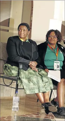  ?? PHOTO: VATHISWA RUSELO ?? A NEW OLD ERA: ANC Women ’ s League president Bathabile Dlamini at the league ’ s 12th national conference in Centurion, Pretoria